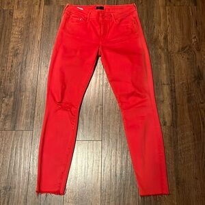 Mother Looker Ankle Fray